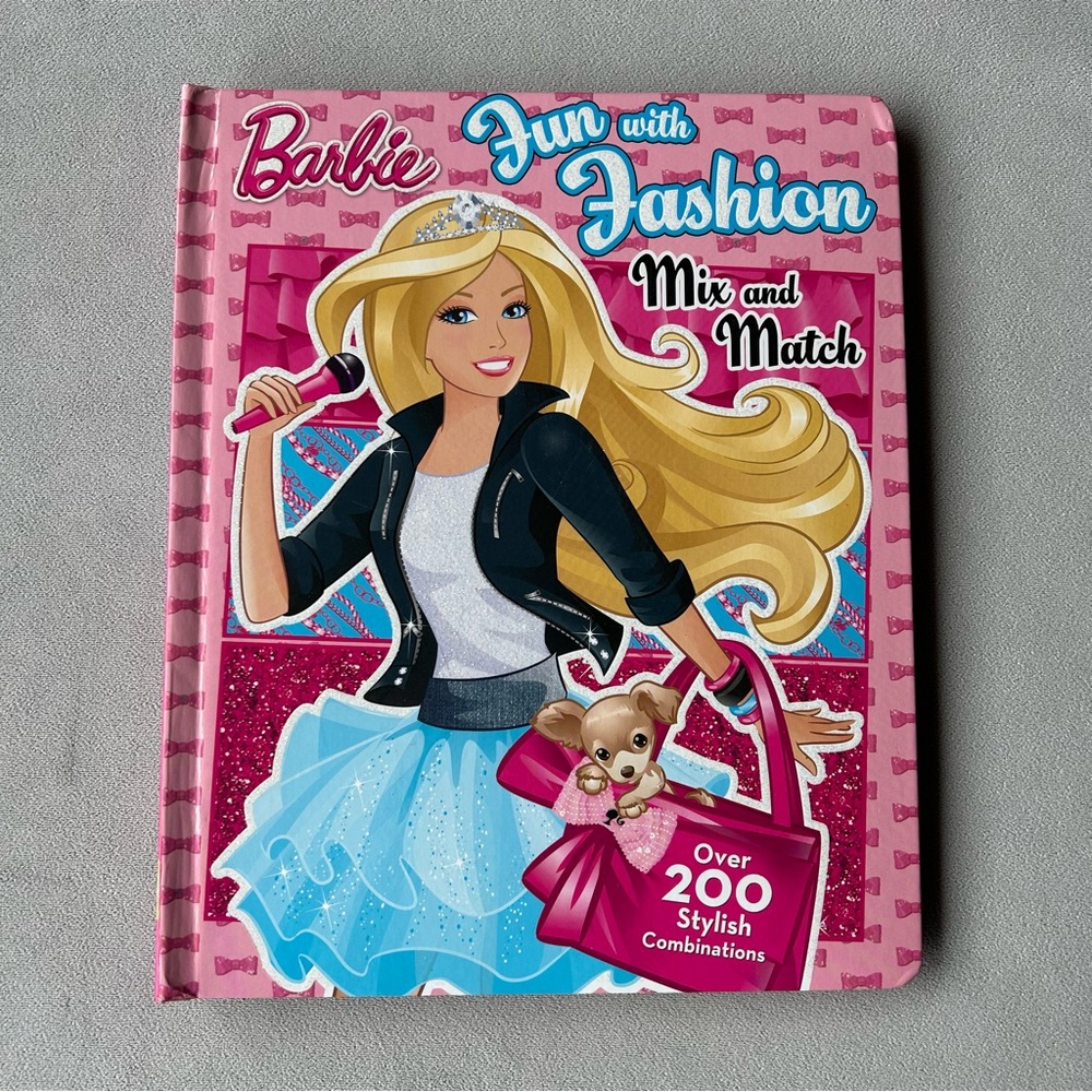 Barbie ~ Fun With Fashion ~ Mix and Match ~ Hardcover